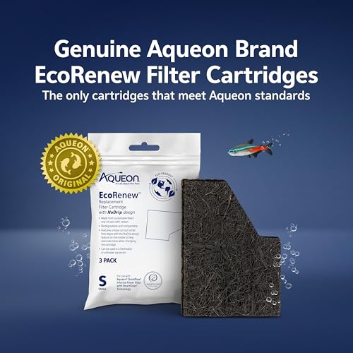 Aquarium Fish Tank EcoRenew Filter Cartridge (3 Count)