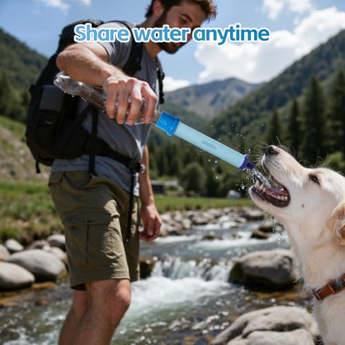 2 Pcs Water Filter Coupling Compatible with LifeStraw