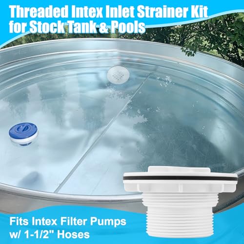 Threaded Inlet Strainer Kit Fits Intex Filter Pumps with 1