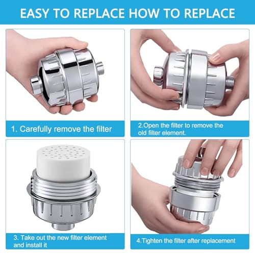 Shower Filter Replacement Cartridge (2 Count)