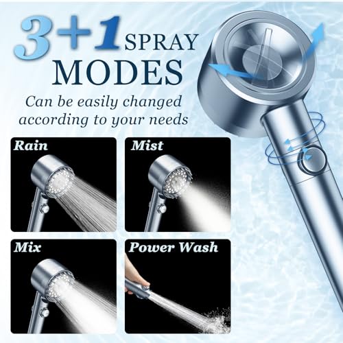 Filtered Shower Head with Handheld