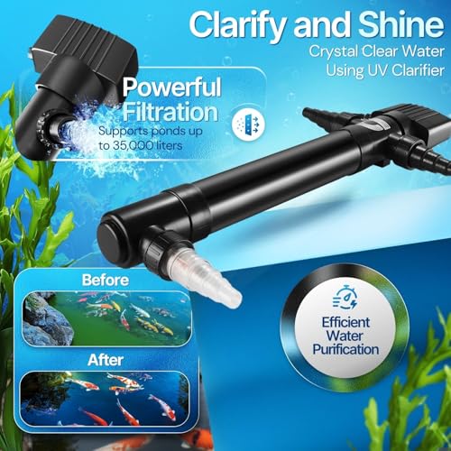 55W UV Pond Light Clarifier for Outdoor Koi Ponds