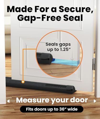 2 Sided Door Draft Stopper for Bottom of Door