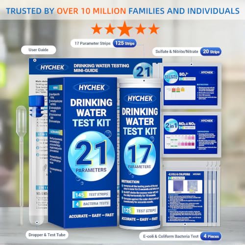 21 in 1 Accurate Drinking Water Test Kit (145 Count)