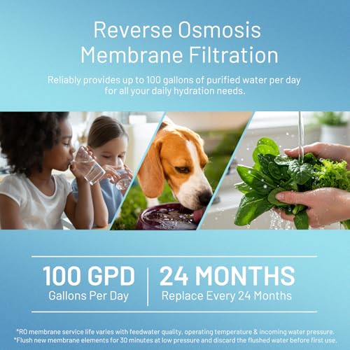 100 GPD RO Reverse Osmosis Membrane Filter Element