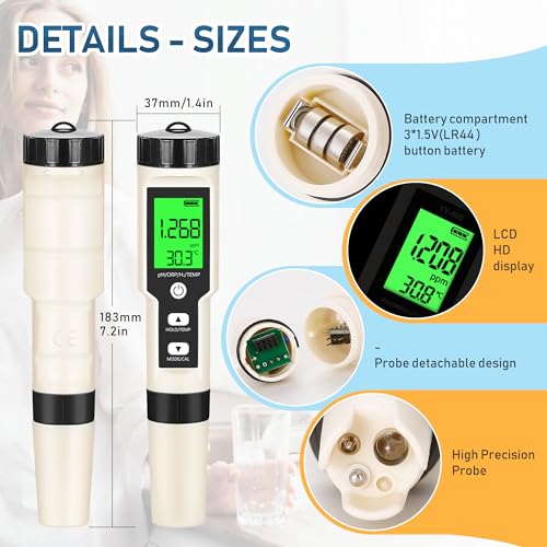Hydrogen Water Tester 4 in 1 PH