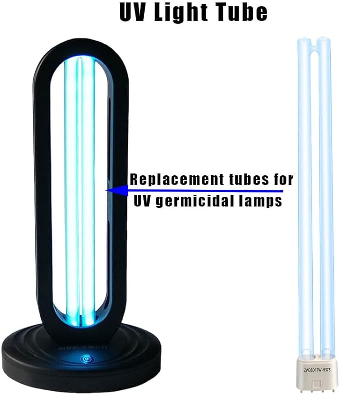 UV Light Tube Ozone Sanitizer Bulb Ultraviolet Lamp Quartz Type 38W