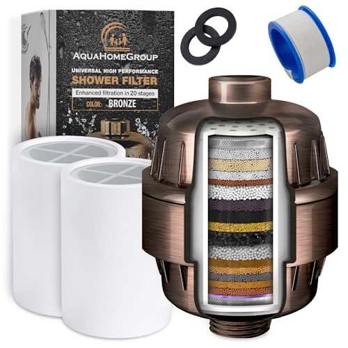 20 Stage Shower Head Filter with Vitamin C E A