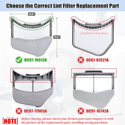 DC97 16013A Dryer Lint Screen Filter with DC61
