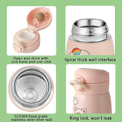 12 oz Mini Water Bottle Small Stainless Steel Thermoses