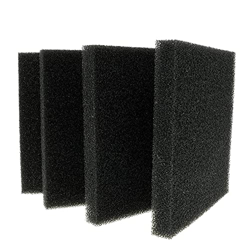 8 Pieces Aquarium Filter Foam Sponges Pad 9x9x1 Inch (4 Count)