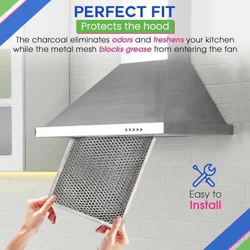 Stove Vent Filter 8.5" x 11.25" LL62F Fits Broan Range Hood Filter
