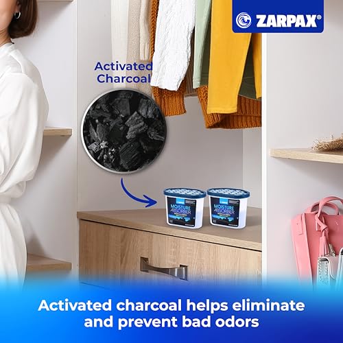 Moisture Absorber Activated Charcoal 10.5 oz (157.5 Ounce)