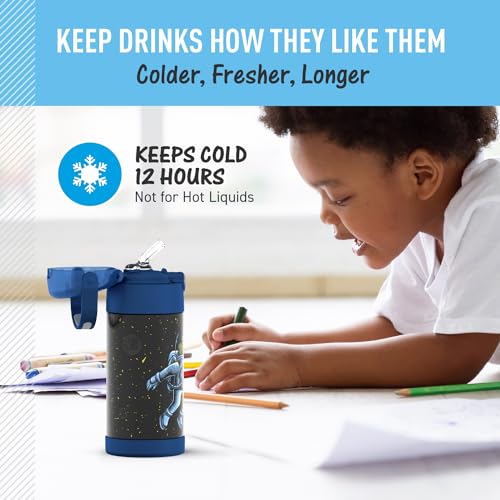 FUNTAINER Water Bottle with Straw