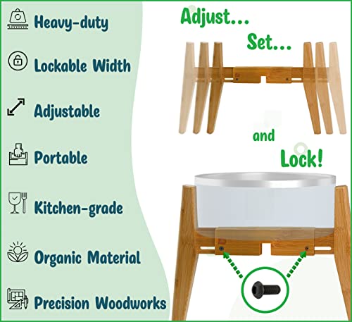 Dog Bowl Stand for Mid