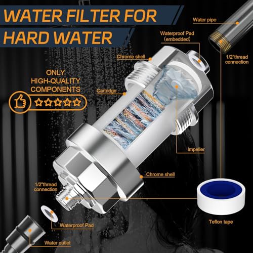 20 Stage Shower Filter for Hard Water