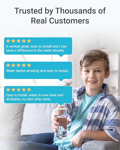 INL PLUS 5 Years Inline Water Filter for Ice Maker