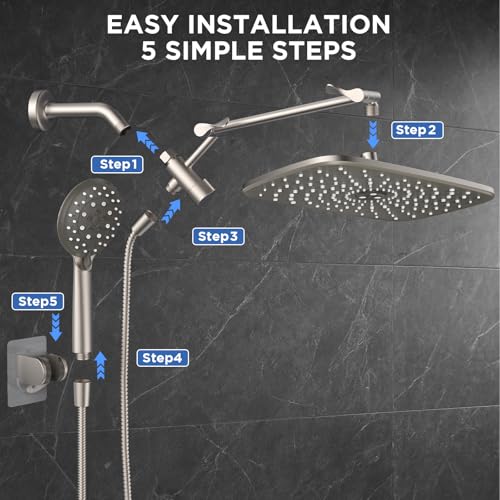 Starlight 11.8" High Pressure Shower Head with Handheld