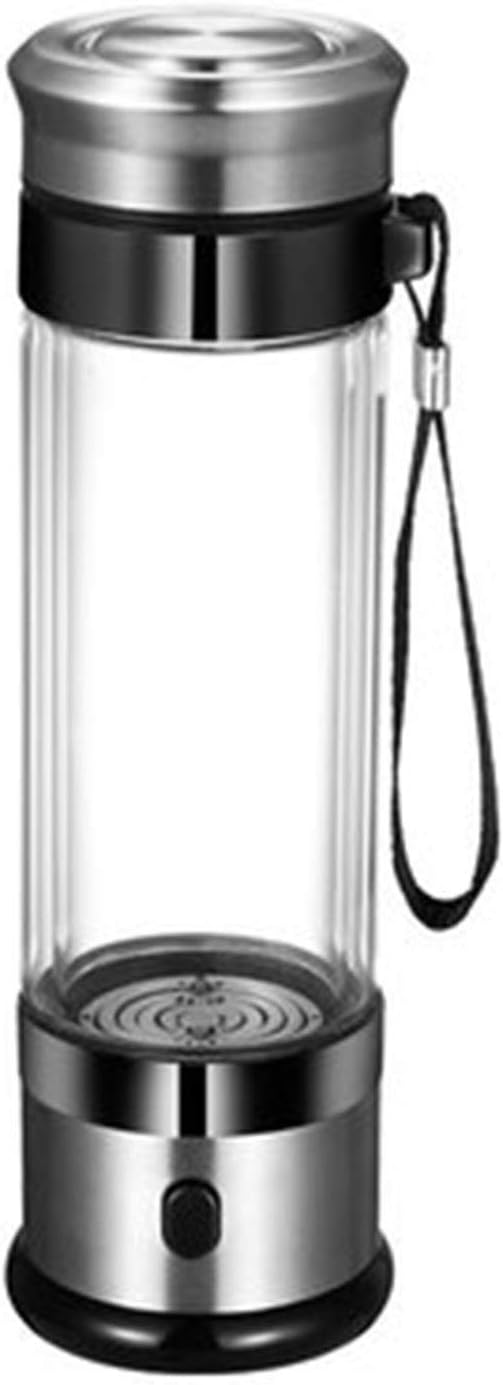LOVEPET Portable 3-Minute Hydrogen-Rich Water Bottle Rechargeable High Concentration Hydrogen Water Generator Glass Bottle Anti-Aging Anti-Oxidation Kettle 350ml