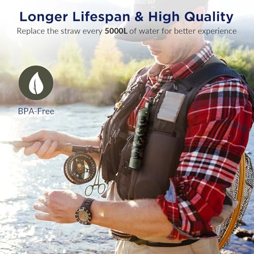 6L Camo Gravity Water Filter Pro for Camping