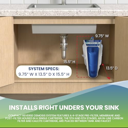 6 Stage Reverse Osmosis Drinking Water System