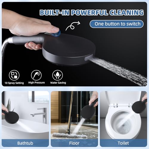 12" Metal Rain Shower Head with Handheld