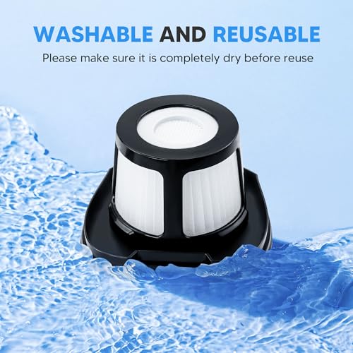 2284W 2390A Vacuum Filter Replacement for Bissell Pet Hair Eraser Vacuum (12 Count)