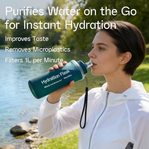 1.0L Collapsible Water Filter Bottle