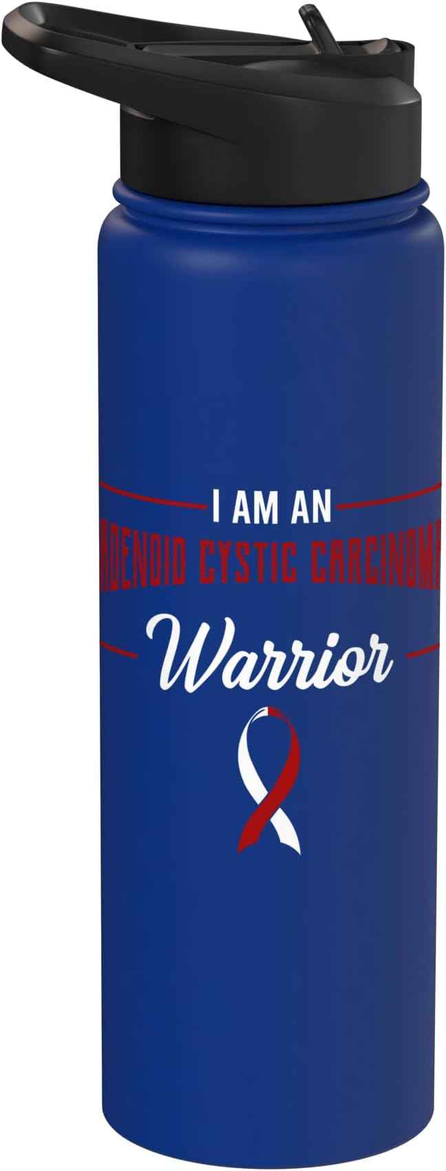 I Am A Warrior Adenoid Cystic Carcinoma ACC Adenoidcystic Stainless Steel Insulated Water Bottle
