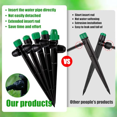 30Pcs Mix Drip Irrigation Emitters Sprayer for 1 (30 Count)