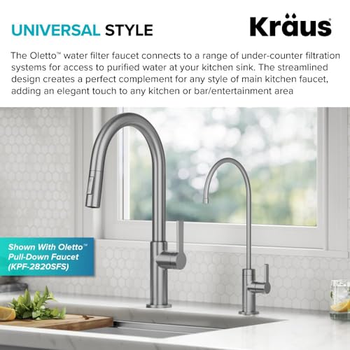 Oletto Single Handle Drinking Water Filter Faucet for Water Filtration System in Spot
