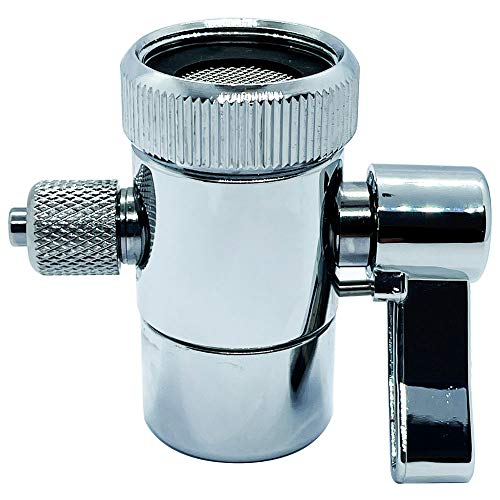 Kitchen Sink Faucet Water Filter Diverter Valve for Push on 1