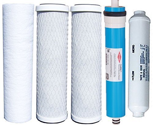 Reverse Osmosis Replacement Filter Set 5 pcs w (5 Count)