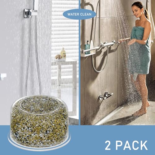 Shower Head Filter Replacement Cartridge Compatible with All Canopy Handheld & Fixed Filtered Shower Head (2 Count)