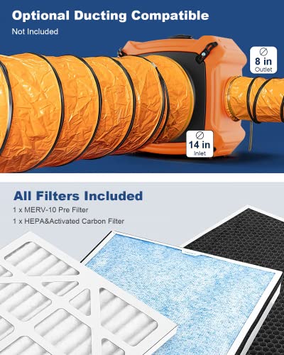 PureAiro HEPA Max 970 Air Scrubber with UV