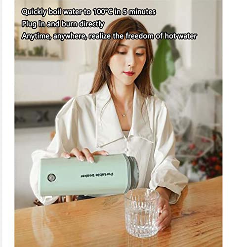 Water Camping Kettle Kettles Teakettles Hot Water Dispensers Electric Kettle Travel 110V Car 12V Portable 400ML Sealed and Leak