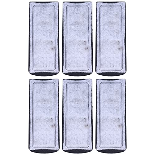 jbj Rimless Desktop Aquarium Filter Cartridge asin Fish Filter cartridges 17¡Á14¡Á4 6pcs Aquarium Filter Cotton Replacement wallmounted Filter Accessory for Fish