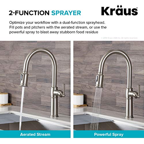 Sellette Traditional Spot Free Stainless Steel Single Handle Pull