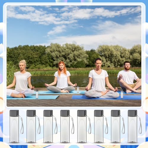 30 Pcs Water Bottles Bulk 17 Oz Plastic Leak Proof