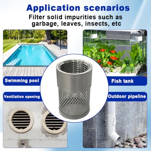 3 4" inch SUS304 Stainless Steel Filter Head with Internal Thread Diameter of 25mm Connected to DN20 3