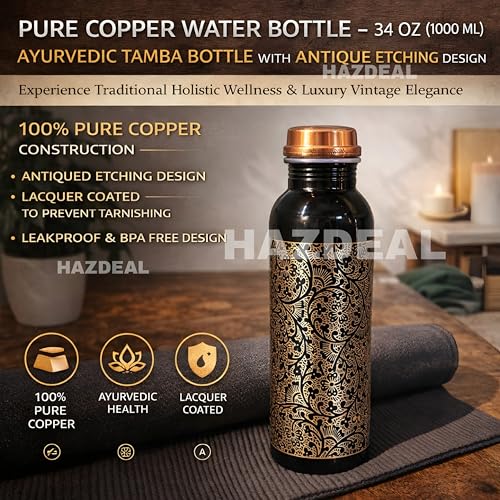 Copper Water Bottle 1 Liter