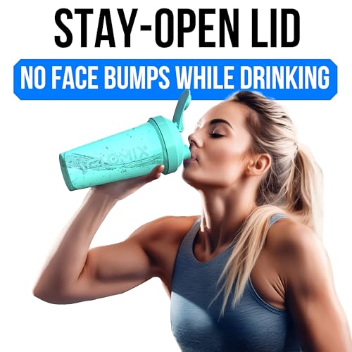 2 Pack 28oz Protein Shaker Bottle for Protein Mixes (2 Count)