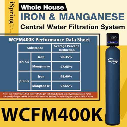 WCFM400K Whole House Iron and Manganese Water Filter System
