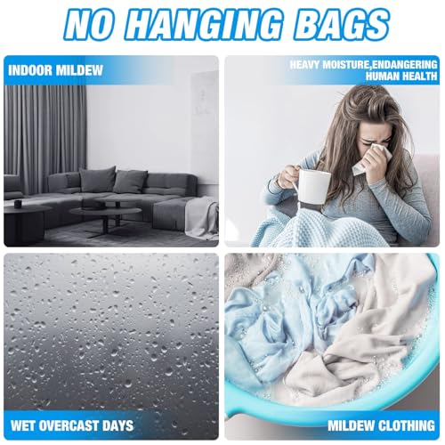 12 Pack Moisture Absorber Hanging Bags