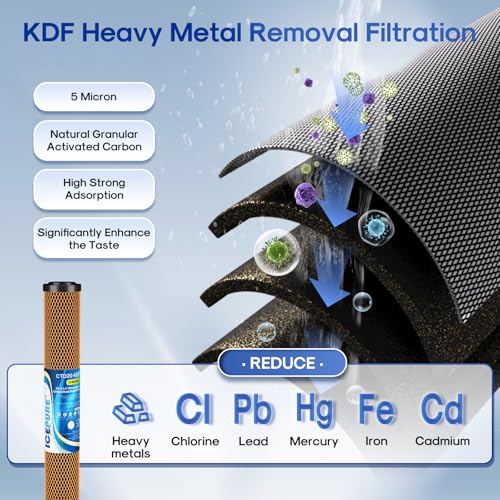 2.5"x 20" Whole House Water Filter (2 Count)