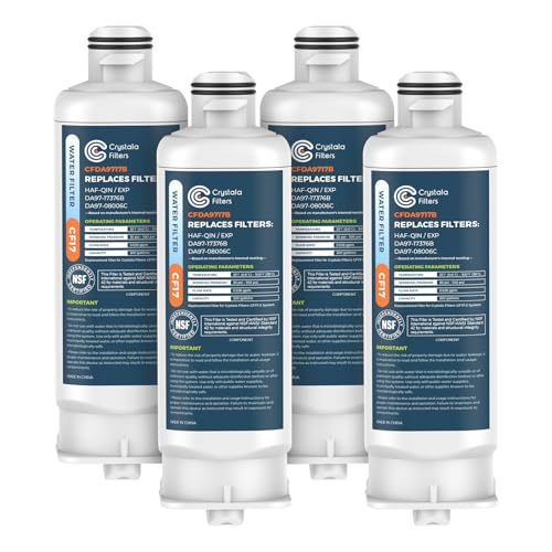 Replacement for Samsung Water Filter DA97 (4 Count)