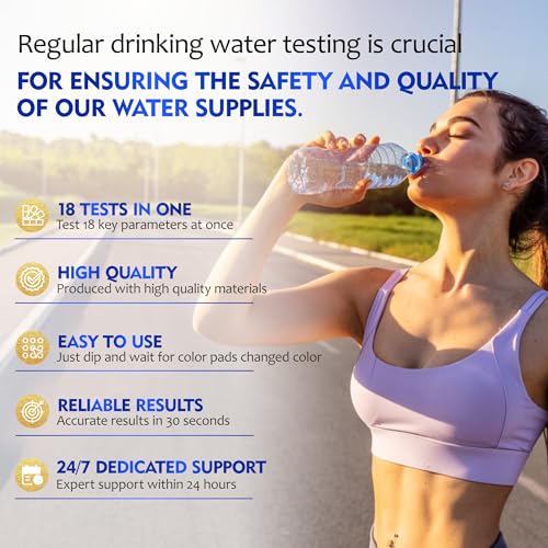 Drinking Water Test Strips 125ct 18 Parameters
