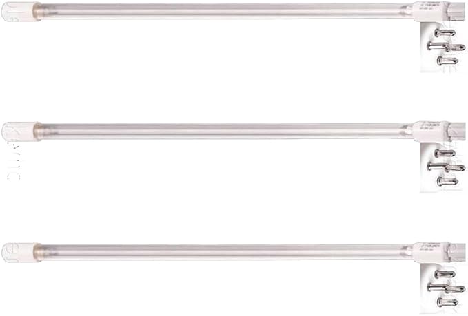 BLUONICS (3pcs 55W UV Replacement Bulb 4 Prong for Our Water Purifier Ultraviolet Light