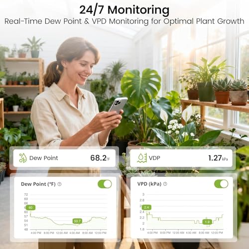 WiFi Room Thermometer Indoor Humidity Monitor