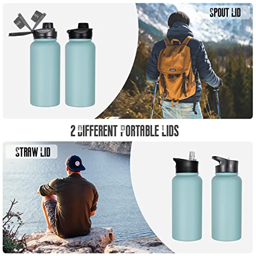 32 oz Insulated Water Bottle Bulk 8 Pack (8 Count)